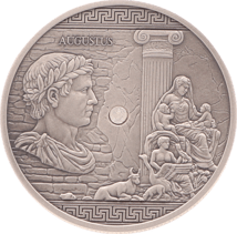 1 Unze Silber Mastres of Empires Augustus 2025 (Auflage: 999 | Antik Finish)