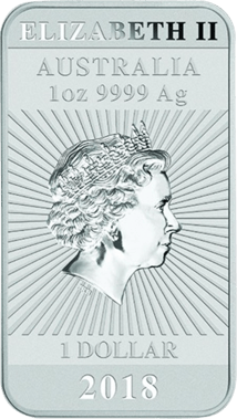 1 Unze Silber Münzbarren Drache 2018 (Auflage: 500.000 | Perth Mint)