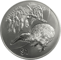 1 Unze Silber Neuseeland Kiwi 2012