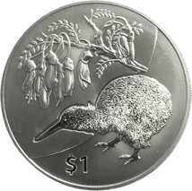 1 Unze Silber Neuseeland Kiwi 2012 (ohne Blister)