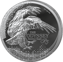 1 Unze Silber Odyssey of the Sky Bateleur Eagle 2025 (Auflage: 5.000 | Polierte Platte)