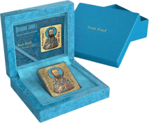 1 Unze Silber Orthodoxer Schrein St.Paul 2014 (Auflage: 999 | coloriert | gildet)