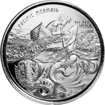 1 Unze Silber Pacific Mermaid 2021 (Auflage: 15.000 | Prooflike)
