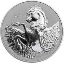 1 Unze Silber Pegasus 2021 (Auflage: 10.000 Stücke)