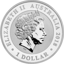 1 Unze Silber Perth Mint Schwan 2018 (Auflage: 25.000)