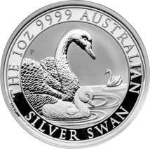 1 Unze Silber Perth Mint Schwan 2019 (Auflage: 25.000)