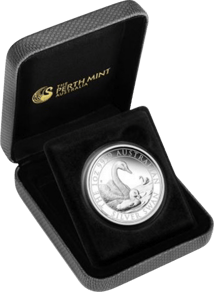 1 Unze Silber Perth Mint Schwan 2019 PP (Auflage: 2.500 | inkl. Etui)