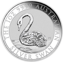 1 Unze Silber Perth Mint Schwan 2021 (Auflage: 25.000)