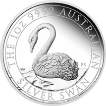 1 Unze Silber Perth Mint Schwan 2021 PP (Auflage: 2.500 | Polierte Platte)