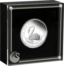 1 Unze Silber Perth Mint Schwan 2021 PP (Auflage: 2.500 | Polierte Platte)
