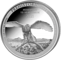 1 Unze Silber Prehistoric Life Archaeopteryx 2021 (Auflage: 10.000)