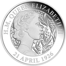 1 Unze Silber Queen Elizabeth II. 2021 95. Geburtstag (Auflage: 5.000)