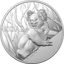 1 Unze Silber RAM Koala 2024 PP HR (Auflage : 500 | Polierte Platte | High Relief)