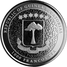 1 Unze Silber Republic of Guinea Ecuatorial Giraffe 2022 (Auflage: 15.000)