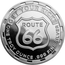 1 Unze Silber Route 66