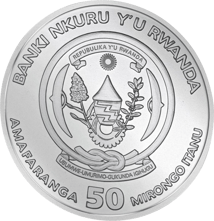 1 Unze Silber Ruanda Lunar Hase 2023 (Auflage: 1.000 | Polierte Platte)