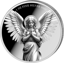 1 Unze Silber Schutzengel 2026 (Auflage: 5.000 | Polierte Platte)