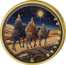 1 Unze Silber Heilige Familie Mosaik 2025 (Auflage: 100 | vergoldet)