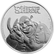 1 Unze Silber Shrek 2021 (Auflage:20.000)