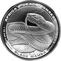 1 Unze Silber Black Mamba 2022 (Auflage: 10.000)