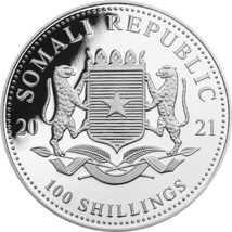 1 Unze Silber Somalia Elefant 2021