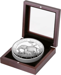 1 Unze Silber Somalia Elefant 2022 PP HR (Auflage: 1.000 | Polierte Platte | High Relief)