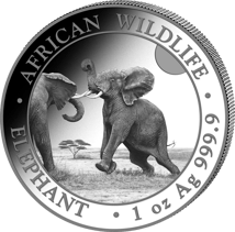 1 Unze Silber Somalia Elefant 2024