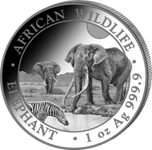 1 Unze Silber Somalia Elefant 2026