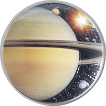 1 Unze Silber Sonnensystem Saturn 2022 (Auflage: 1.500 | gewölbt)