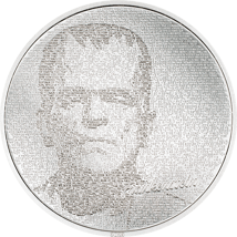 1 Unze Silber Typefaces Frankenstein 2023 (Auflage: 1.818 | Polierte Platte)
