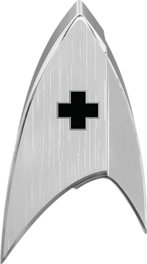 1 Unze Silber Star Trek Starfleet Divisions Medical Insignia 2025 (Auflage: 2.000 | Polierte Platte)