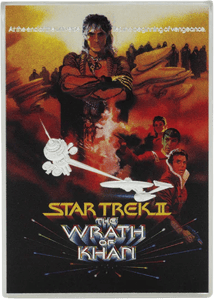 1 Unze Silber Star Trek Der Zorn des Khan Filmplakat 2025 (Auflage: 1.000 | Polierte Platte)