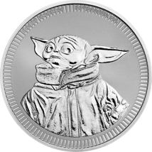 1 Unze Silber Star Wars Grogu Baby Yoda 2023 (Auflage: 50.000)