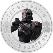 1 Unze Silber Star Wars The Bad Batch 2022 PP (Auflage: 3.000 | coloriert | PP)