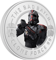 1 Unze Silber Star Wars The Bad Batch 2022 PP (Auflage: 3.000 | coloriert | PP)