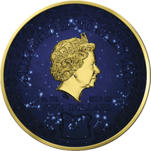 1 Unze Silber Sternzeichen Jungfrau (Auflage: 100 | beidseitig vergoldet)