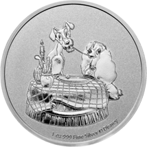 1 Unze Silber Susi und Strolch 2022 (Auflage: 15.000)