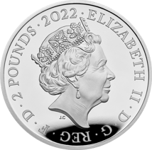 1 Unze Silber Tudor Beasts Lion of England 2022 PP (Auflage: 6.000 | Polierte Platte)