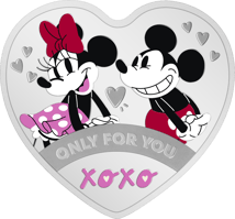 1 Unze Silber Walt Disney Love 2024 (Auflage: 3.000 | coloriert | PP)