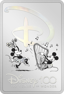 10 Unze Silber 100 Jahre Disney Mickey und Minnie 2023 PP (Auflage: 100 | Polierte Platte)