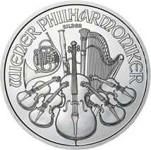 1 Unze Silber Wiener Philharmoniker 2015