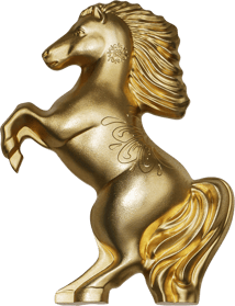 1 Unze Silber Wild Horse 2026 (Auflage: 888 | teilvergoldet)