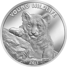 1 Unze Silber Young Wildlife Tiger 2013 (PP | Zertifikat)