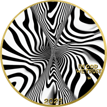 1 Unze Silber Zebra künstlerisch 2025 (Auflage: 100 | teilvergoldet)