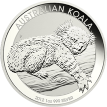 1 Unze Silbermünze Australian Koala 2012