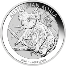 1 Unze Silbermünze Koala 2018