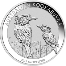 1 Unze Silbermünze Kookaburra 2017