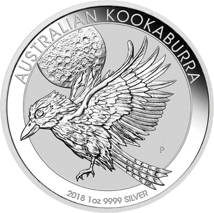 1 Unze Silbermünze Kookaburra 2018