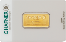 10 g Goldbarren C. Hafner