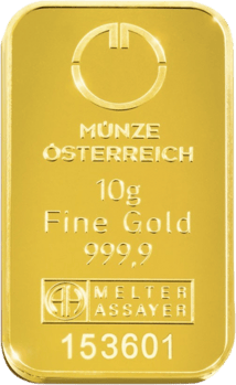 10 g Münze Österreich Kinebar Goldbarren